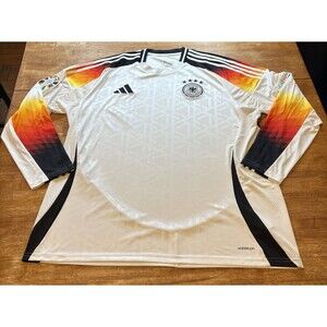 2024 Adidas White Long Sleeve Germany Rare Jersey Size 2XL